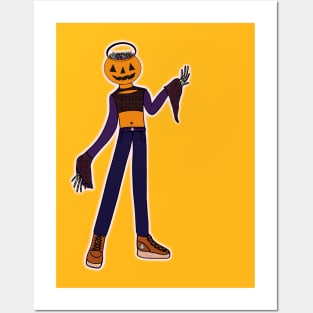 Pumpkin Friend Posters and Art